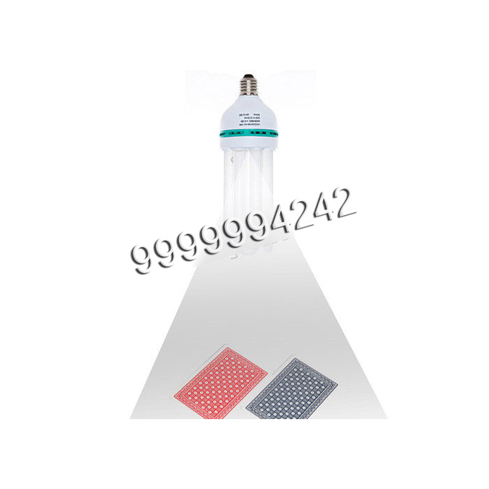 White Glasses Efficient Light Bulb Casino Cheating Devices For Invisible Cards