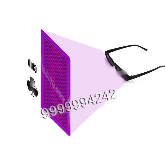 Plastic Purple Perspective Glasses For Gambling Props Poker Cheat
