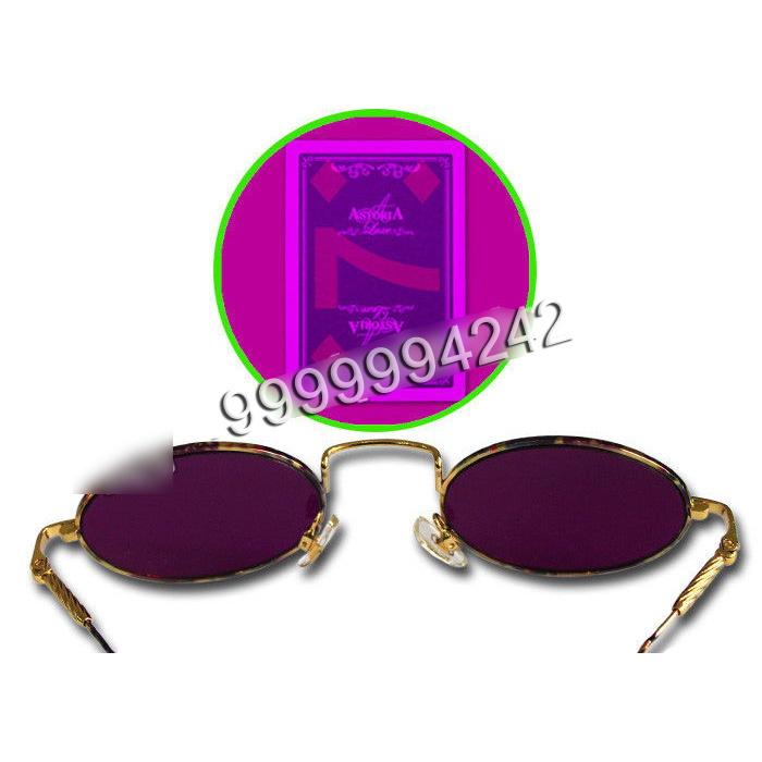 Metal Frame Gambling Glasses For Marked Cards Magic Tricks