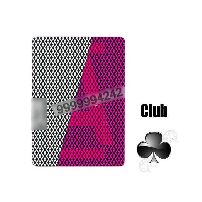 Five Stars Invisible Playing Cards With Two Jumbo Index For Contact Lenses