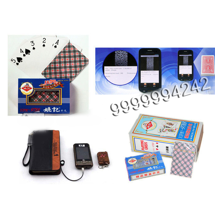 Paper Side Marked Invisible Playing Cards With Bar Codes For Magic Show Poker Tourment