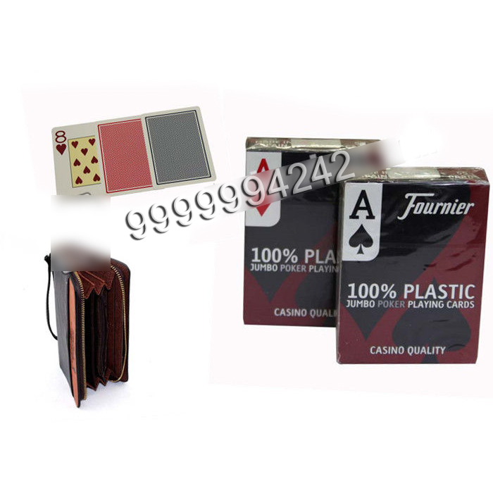 Fournier 2800 Jumbo Plastic Marked Cheating Playing Cards For Poker Analyzer
